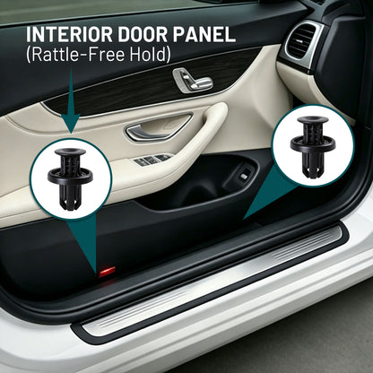 Premium Bumper, Fender & Engine Splash Shield Retainer Clips Set for Honda & Acura Vehicles