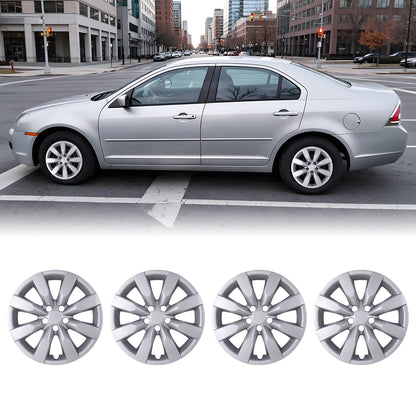 WINJET 16' Hubcaps Wheel Rims Cover for 2009-2019 TOYOTA COROLLA/2009-2014 TOYOTA MATRIX - Sliver
