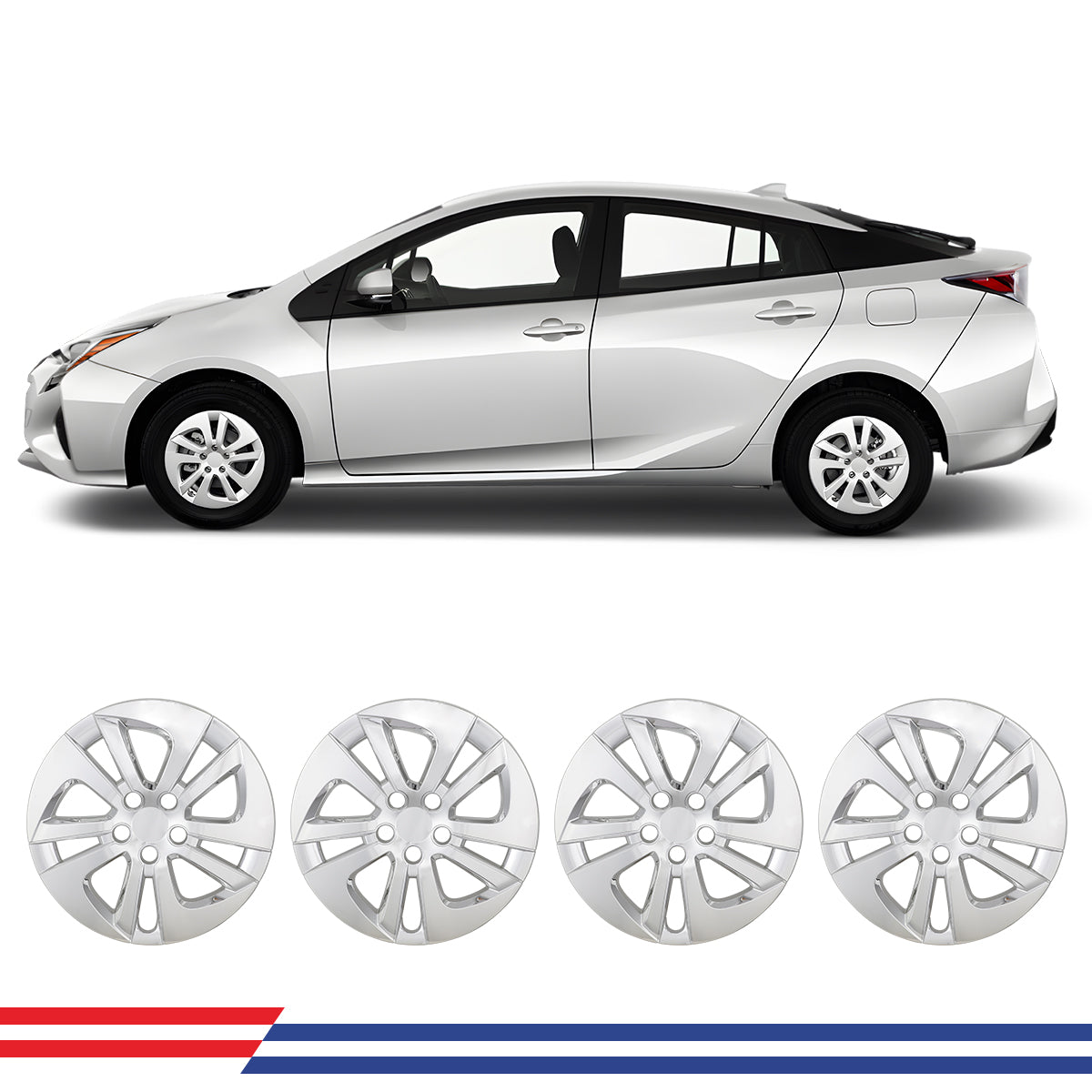 15' Hubcaps for 2016-2024 TOYOTA PRIUS & COROLLA HYBRID