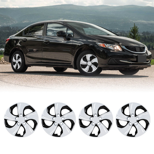 15' Hubcaps Wheel Rims Cover for 2013-2015 Honda Civic