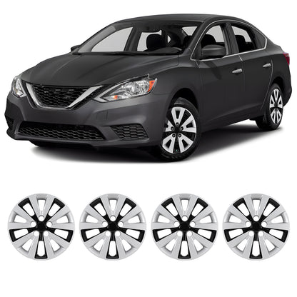 16' Hubcaps Wheel Rims Cover for 2011-2019 NISSAN SENTRA & LEAF