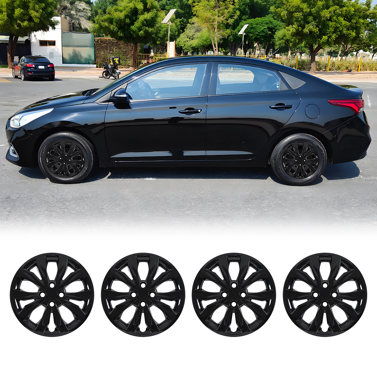 15' Wheel Cover for 2018-2023 HYUNDAI ACCENT SEDAN/KIA RIO SEDAN