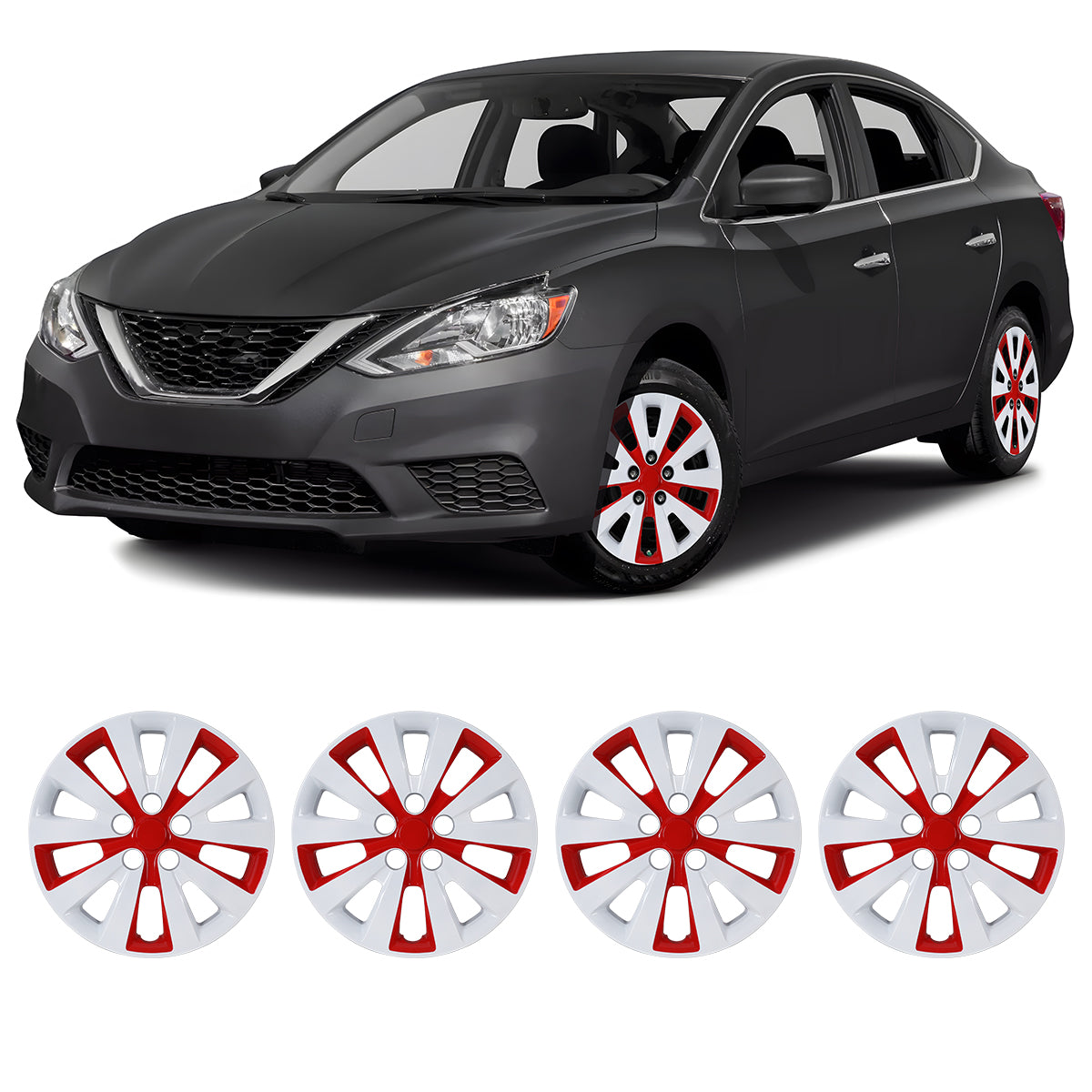 16' Hubcaps for 2011-2019 NISSAN SENTRA & LEAF