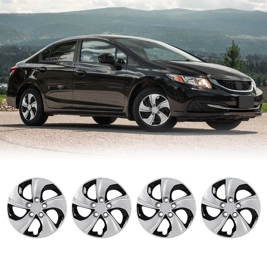 15' Hubcaps Wheel Rims Cover for 2013-2015 Honda Civic