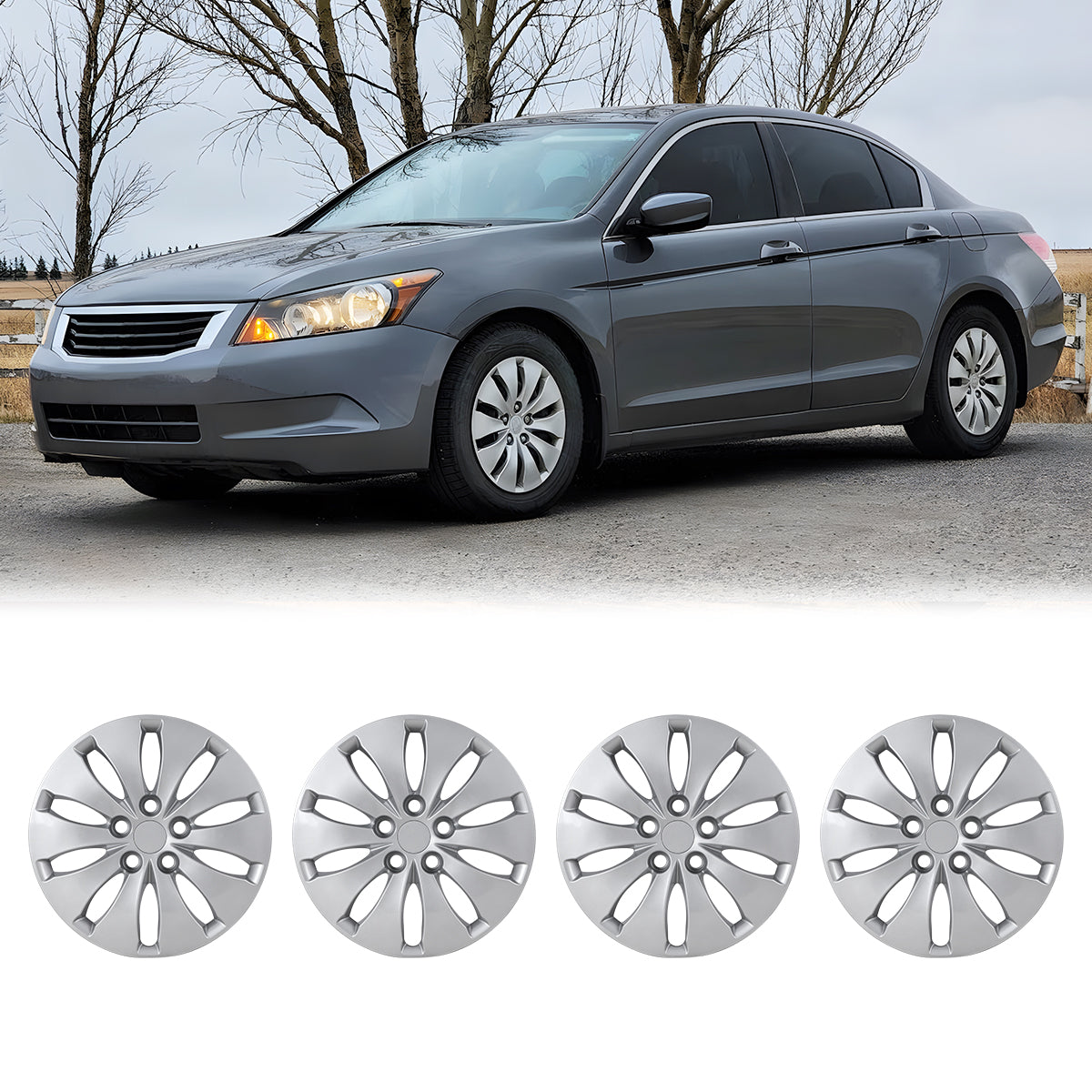 16' Hubcaps for 2008-2012 HONDA ACCORD SEDAN