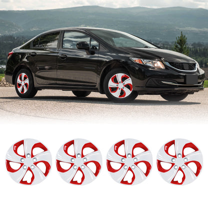 15' Hubcaps Wheel Rims Cover for 2013-2015 Honda Civic
