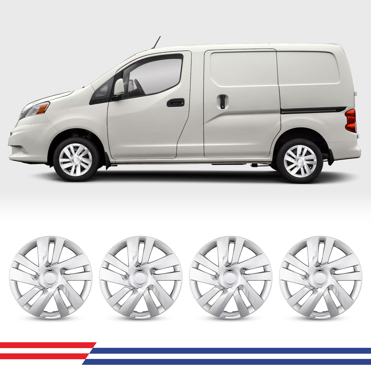 15' Hubcaps for 2013-2021 NISSAN NV200