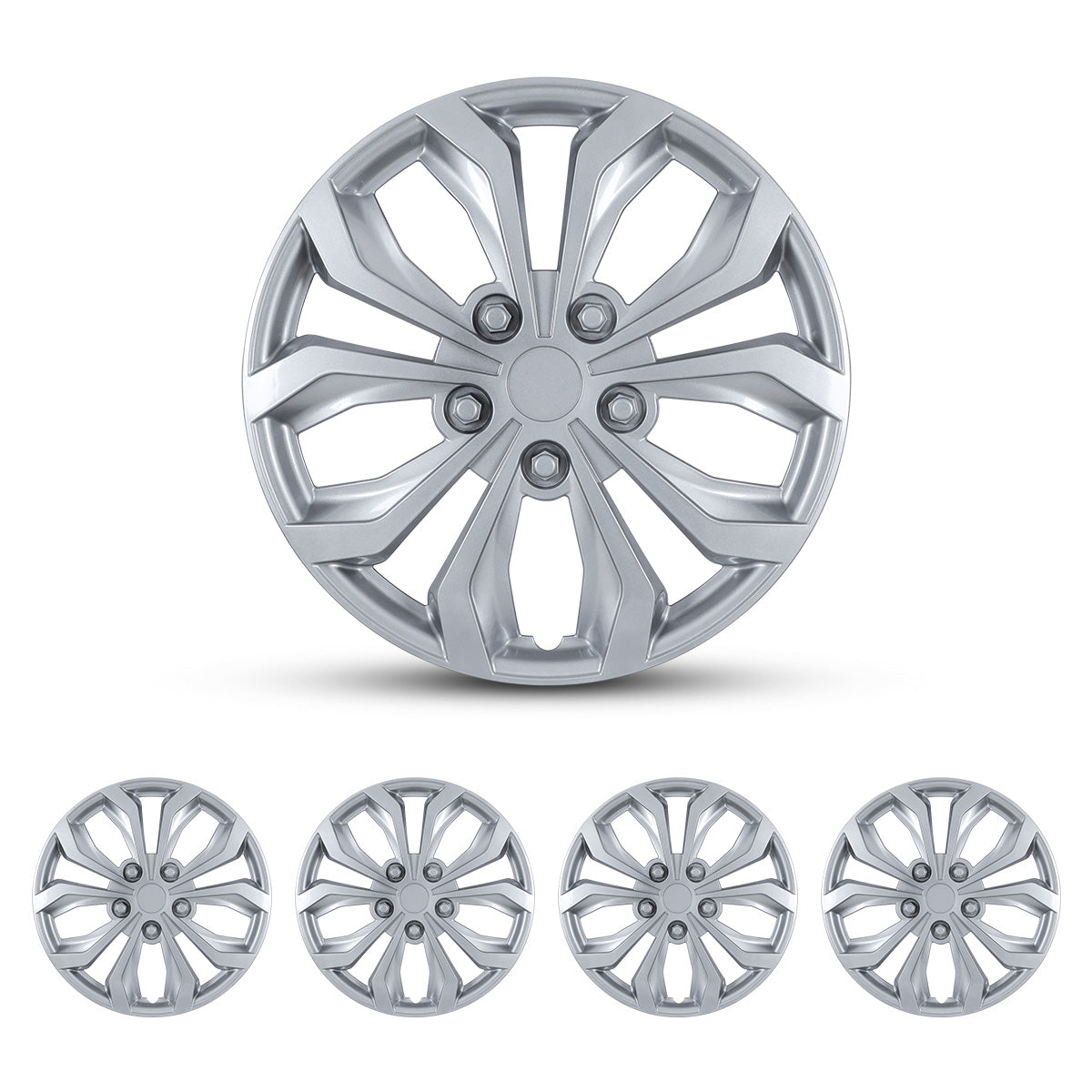 WINJET 15 inch Hubcaps Wheel Covers 5250 - Lacquer