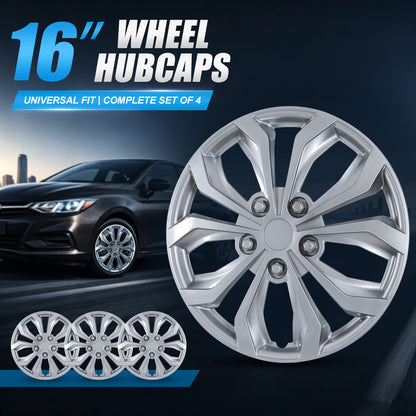 WINJET 16 inch Hubcaps Wheel Covers 5250 - Lacquer