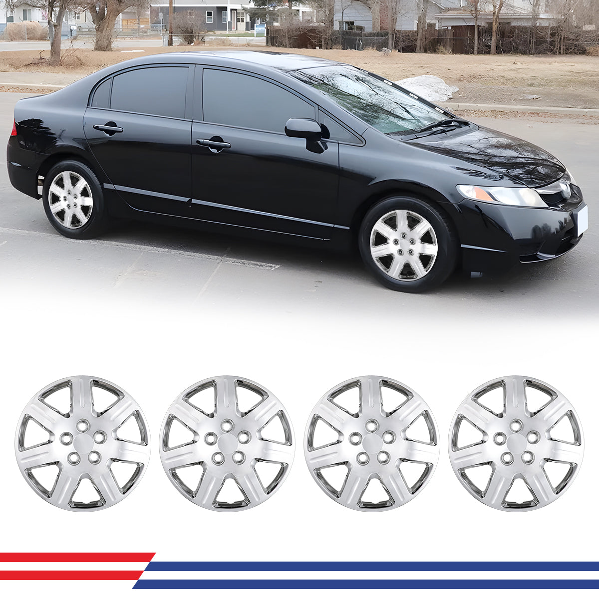 2009 honda civic hubcaps