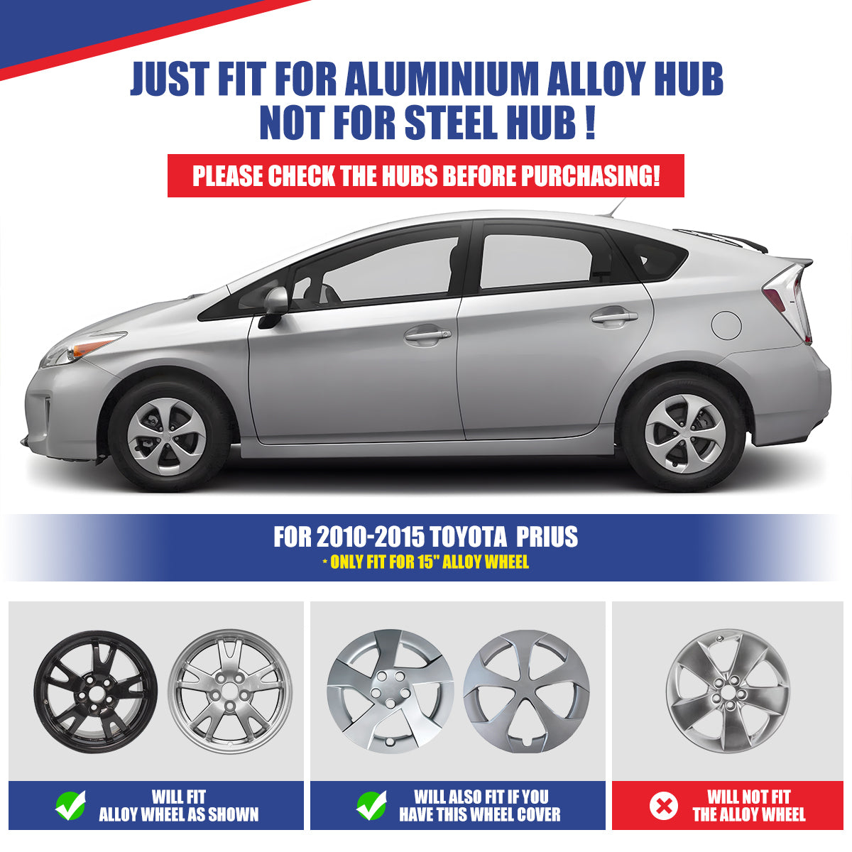 2015 toyota prius wheel covers