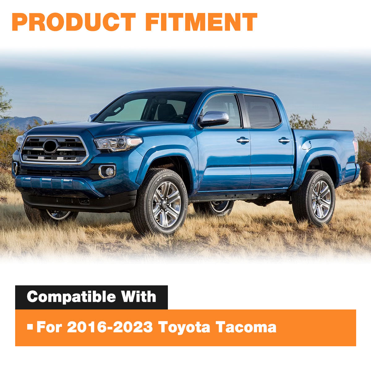 Hydraulic Hood Lift Supports for 2016-2023 Toyota Tacoma