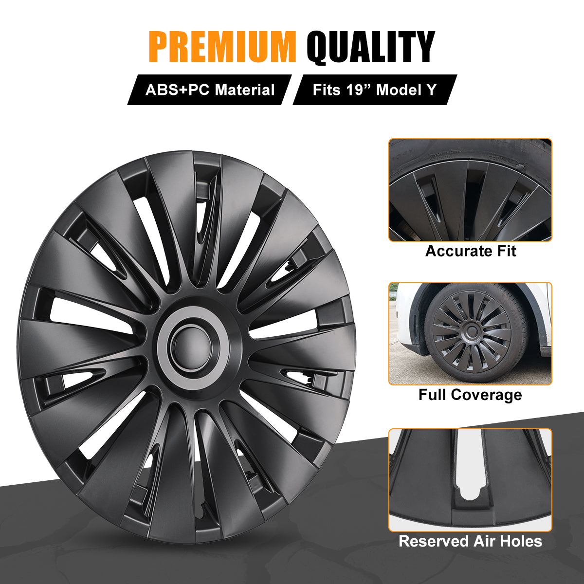 model y hubcaps 19 inch