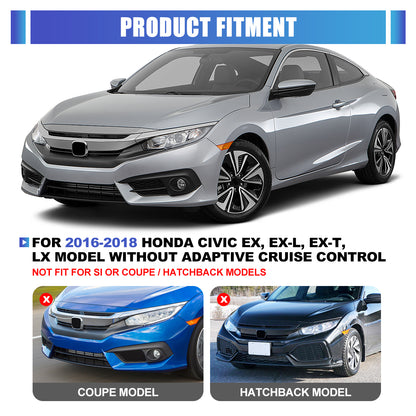 For 2016-2018 Honda Civic EX, EX-L, EX-T, LX Model Fog Light Cover