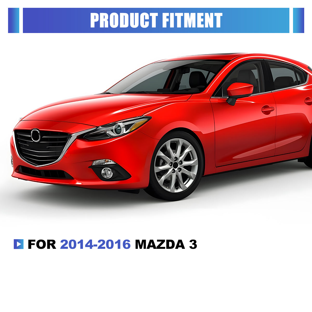 For 2014-2016 Mazda 3 Fog Light Cover