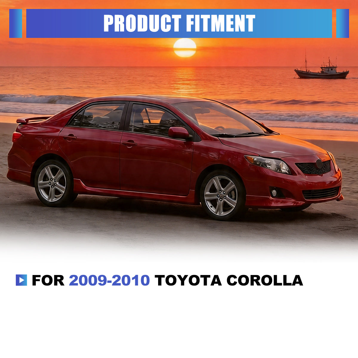 For 2009-2010 Toyota Corolla Fog Light Cover