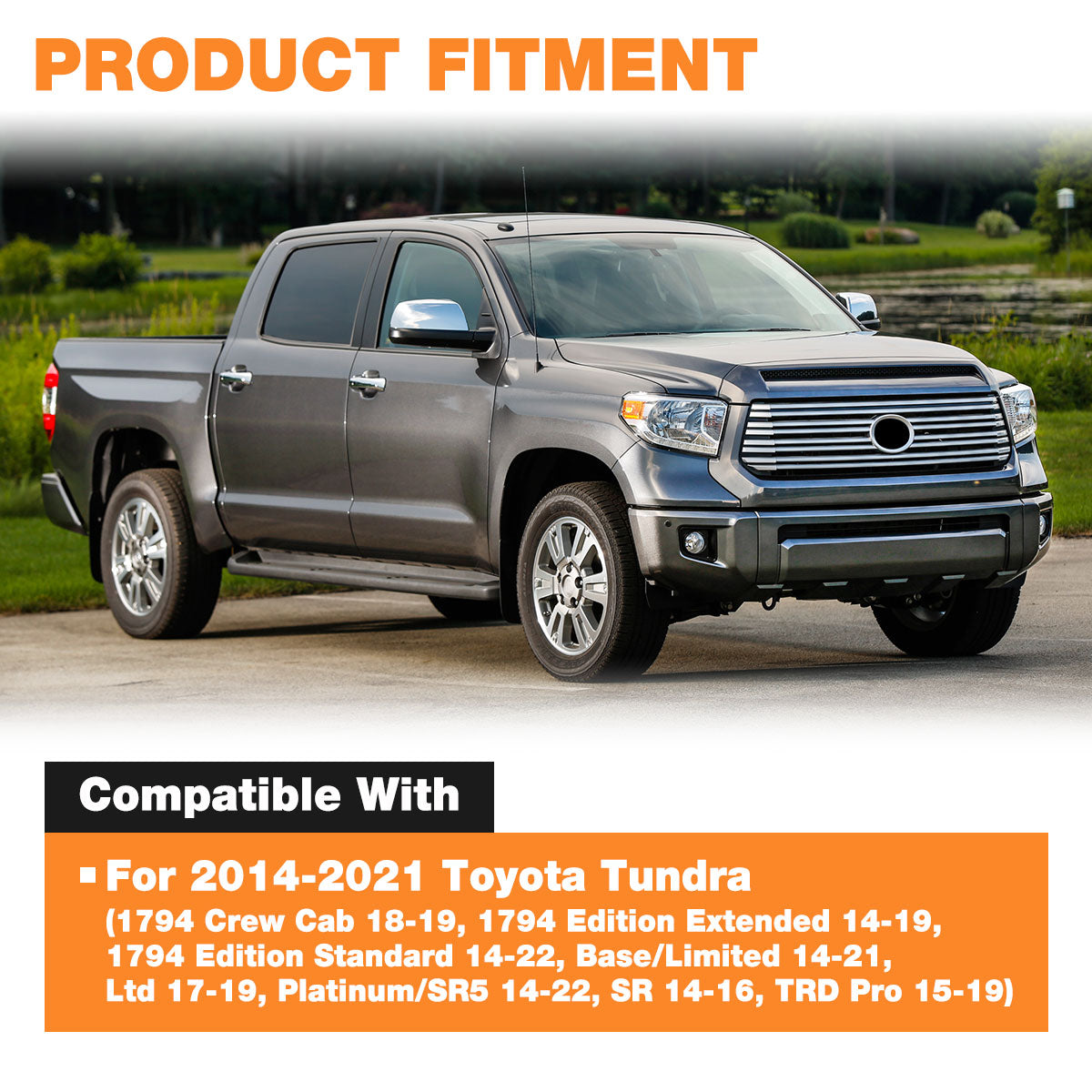 Hydraulic Hood Lift Supports for 2014-2021 Toyota Tundra