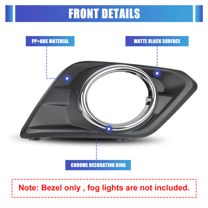 For 2014-2016 Nissan Rogue Fog Light Cover