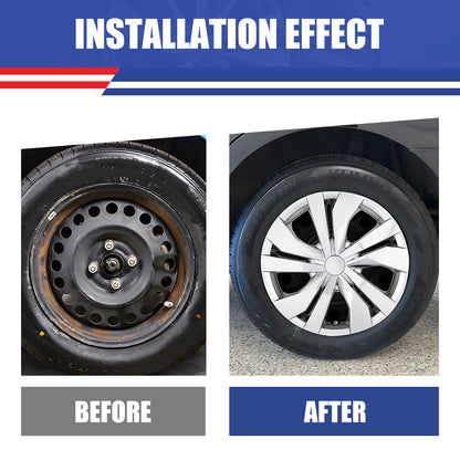 WINJET 15' Hubcaps Wheel Rims Cover for 2007-2025 NISSAN VERSA  - Chrome