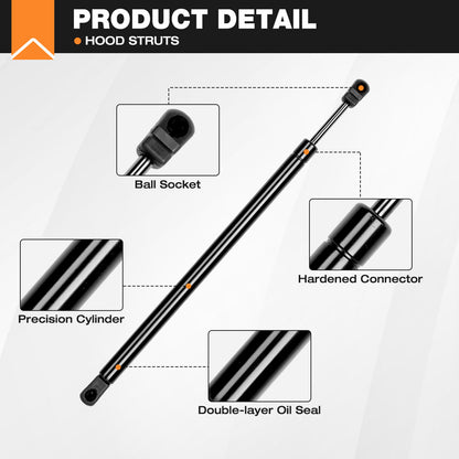 Hydraulic Hood Lift Supports for 2025-2026 Subaru Forester