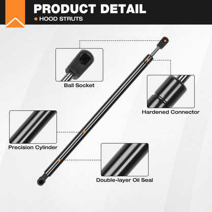 Hydraulic Hood Lift Supports for 2014-2021 Toyota Tundra