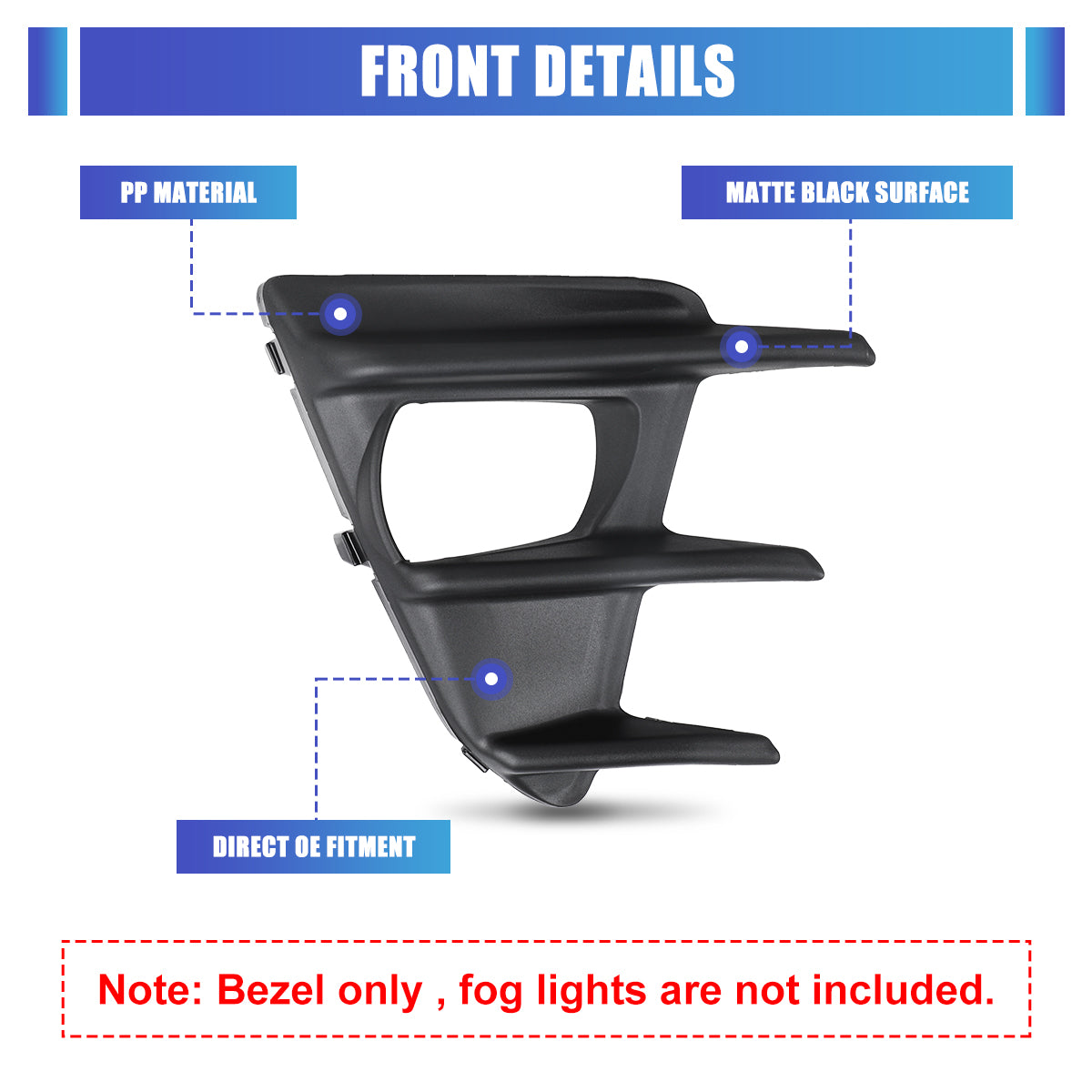 For 2017-2020 Toyota 86 Fog Light Cover
