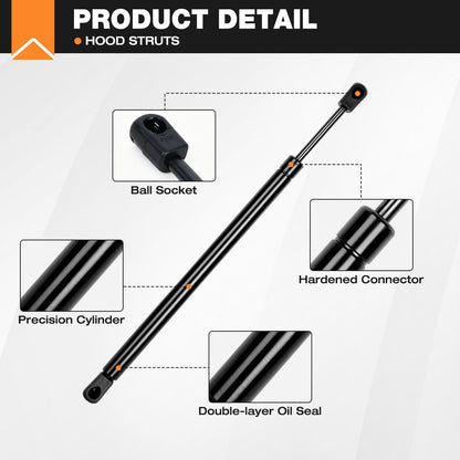 Hydraulic Hood Lift Supports for 2016-2023 Toyota Tacoma