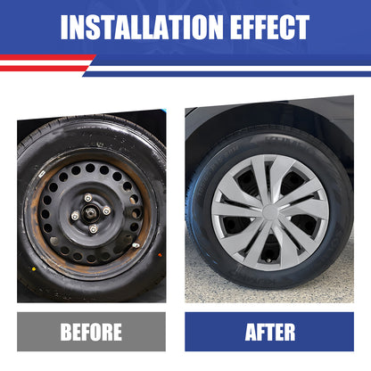 WINJET 15' Hubcaps Wheel Rims Cover for 2007-2025 NISSAN VERSA  - Sliver