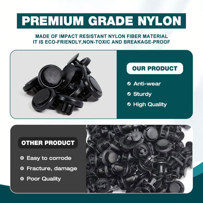 Premium Bumper, Fender & Engine Splash Shield Retainer Clips Set for Toyota, Lexus & Scion