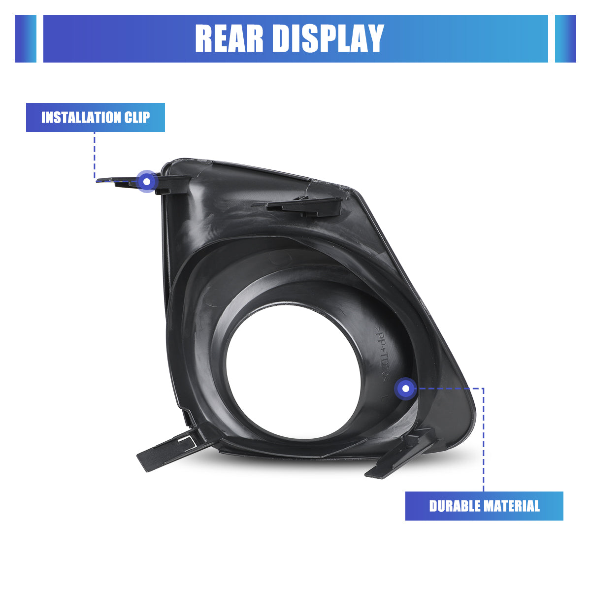 For 2011-2013 Toyota Corolla Fog Light Cover