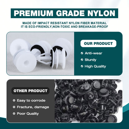 Premium Bumper, Fender & Engine Splash Shield Retainer Clips Set for GM, Chevrolet, GMC, Cadillac & Hummer