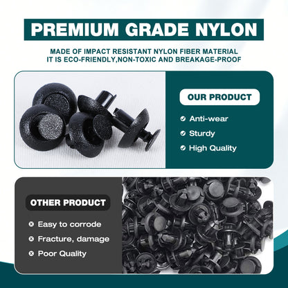 Premium Bumper, Fender & Engine Splash Shield Retainer Clips Set for Toyota, Lexus and Scion