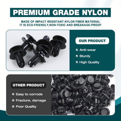Premium Bumper, Fender & Engine Splash Shield Retainer Clips Set for Hyundai, KIA & Genesis