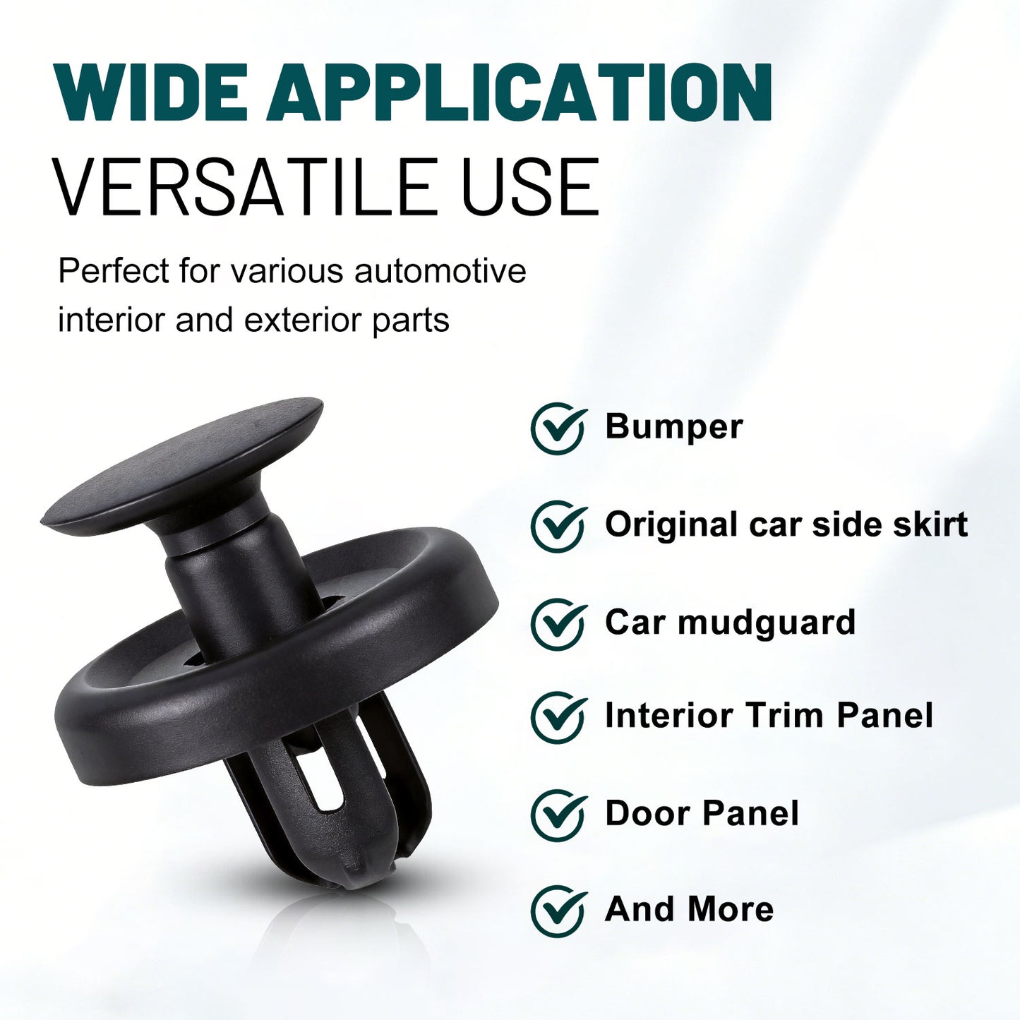 Premium Bumper, Fender & Engine Splash Shield Retainer Clips Set for Toyota, Lexus & Scion