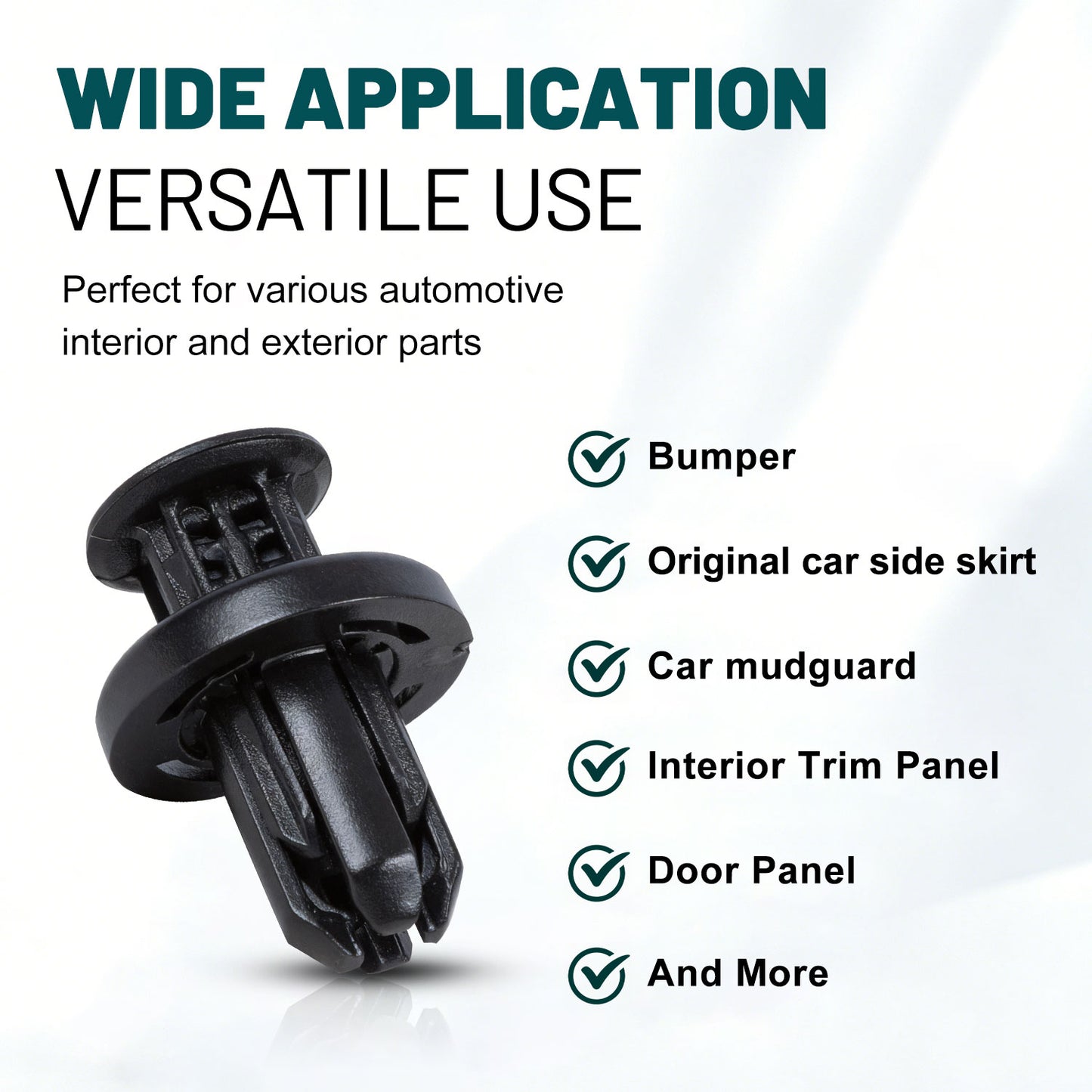 Premium Bumper, Fender & Engine Splash Shield Retainer Clips Set for Honda & Acura Vehicles