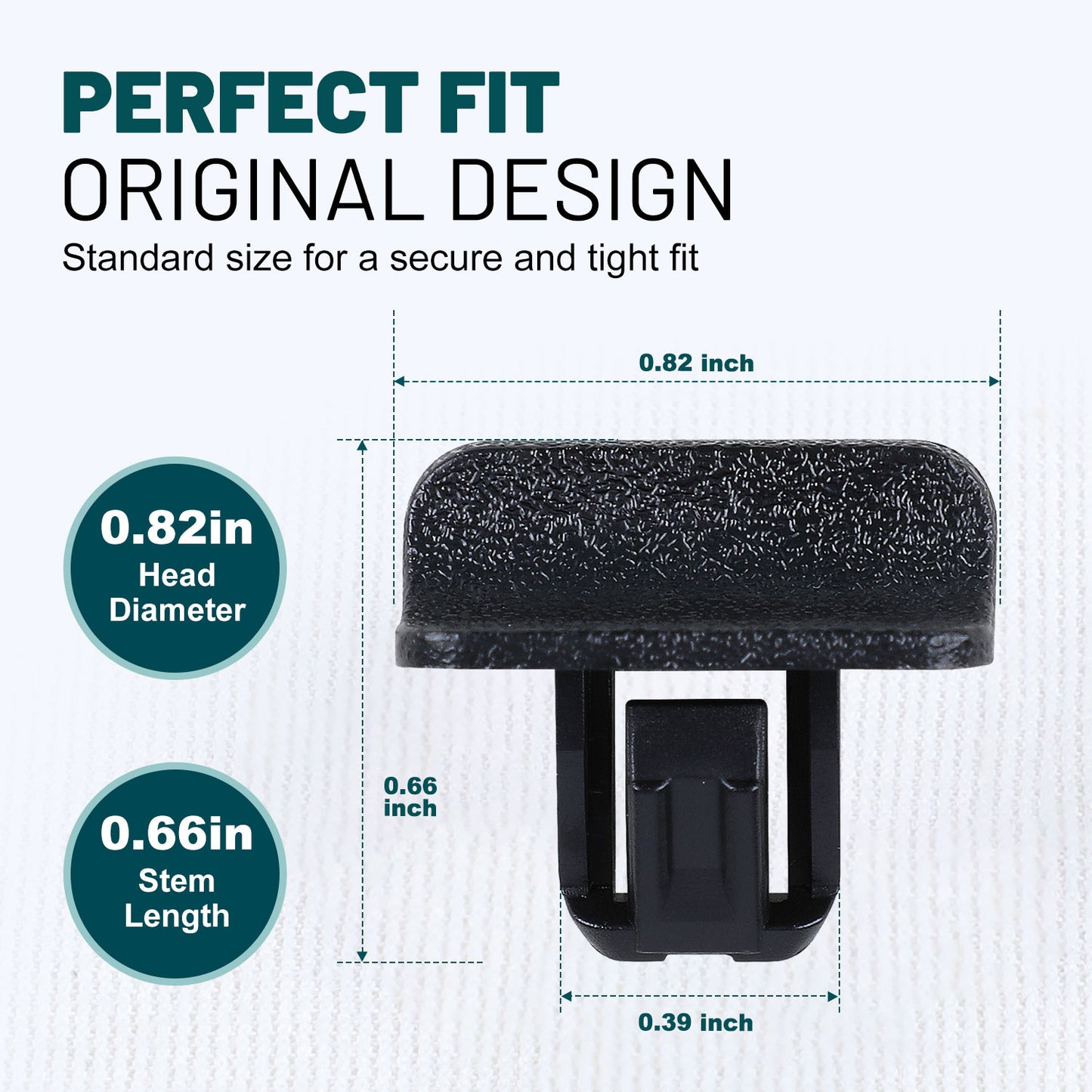 Premium Bumper, Fender & Engine Splash Shield Retainer Clips Set for Chevrolet, GMC, Cadillac & Honda