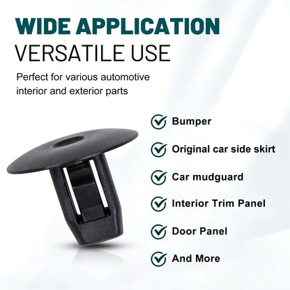 Premium Bumper, Fender & Engine Splash Shield Retainer Clips Set for Honda and Acura