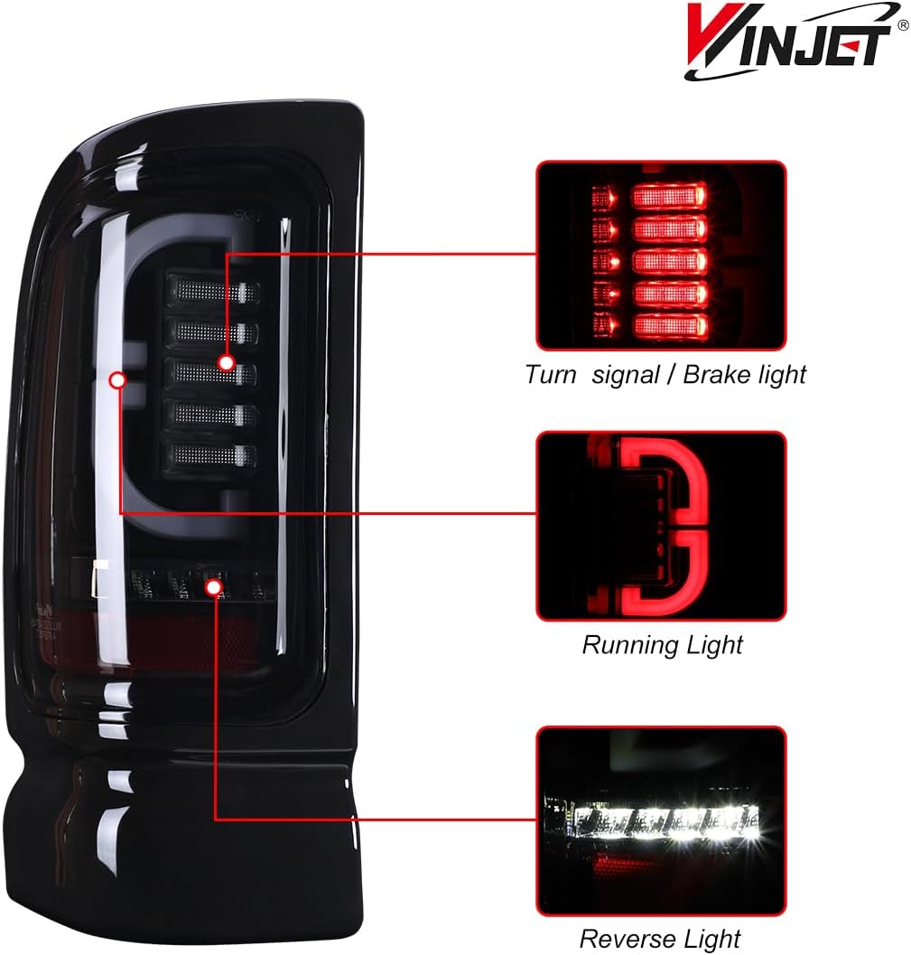 01 dodge ram led tail lights