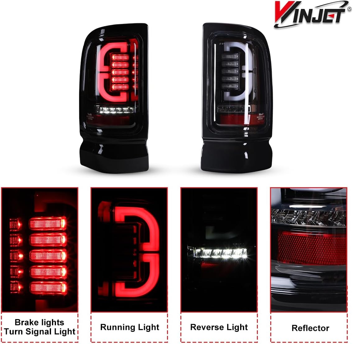 2001 dodge ram 1500 led tail lights
