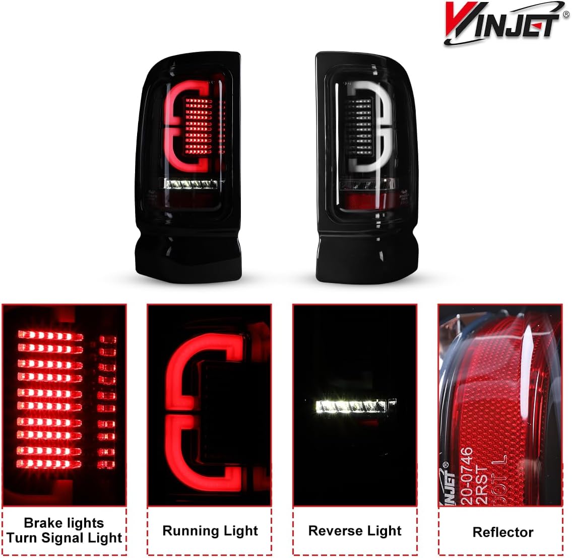 1999 dodge ram 1500 led tail lights
