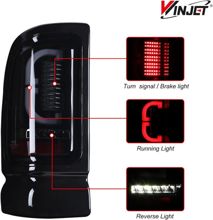 led tail lights for 2002 dodge ram 1500
