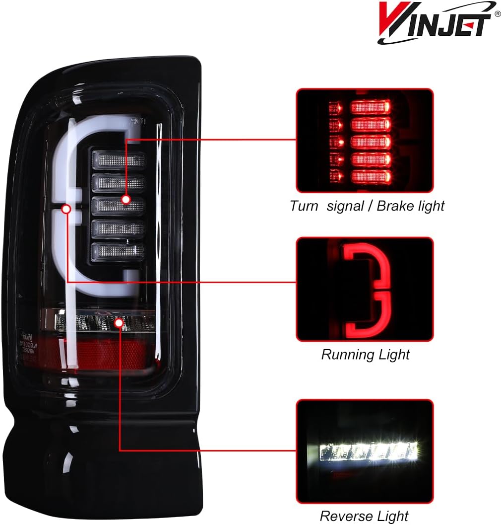 2000 dodge ram 1500 led tail lights
