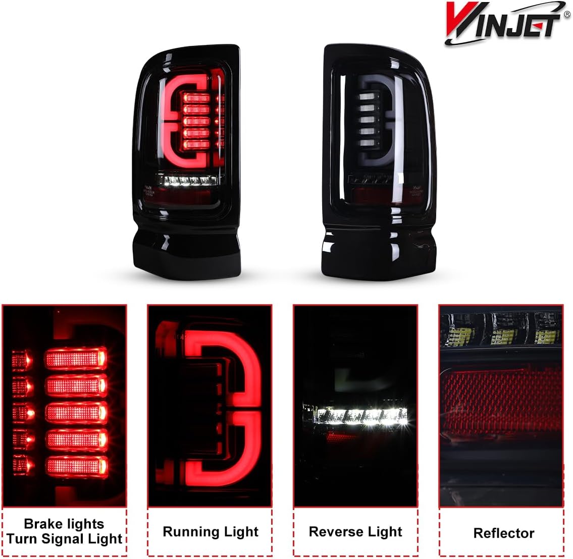 1999 dodge ram led tail lights