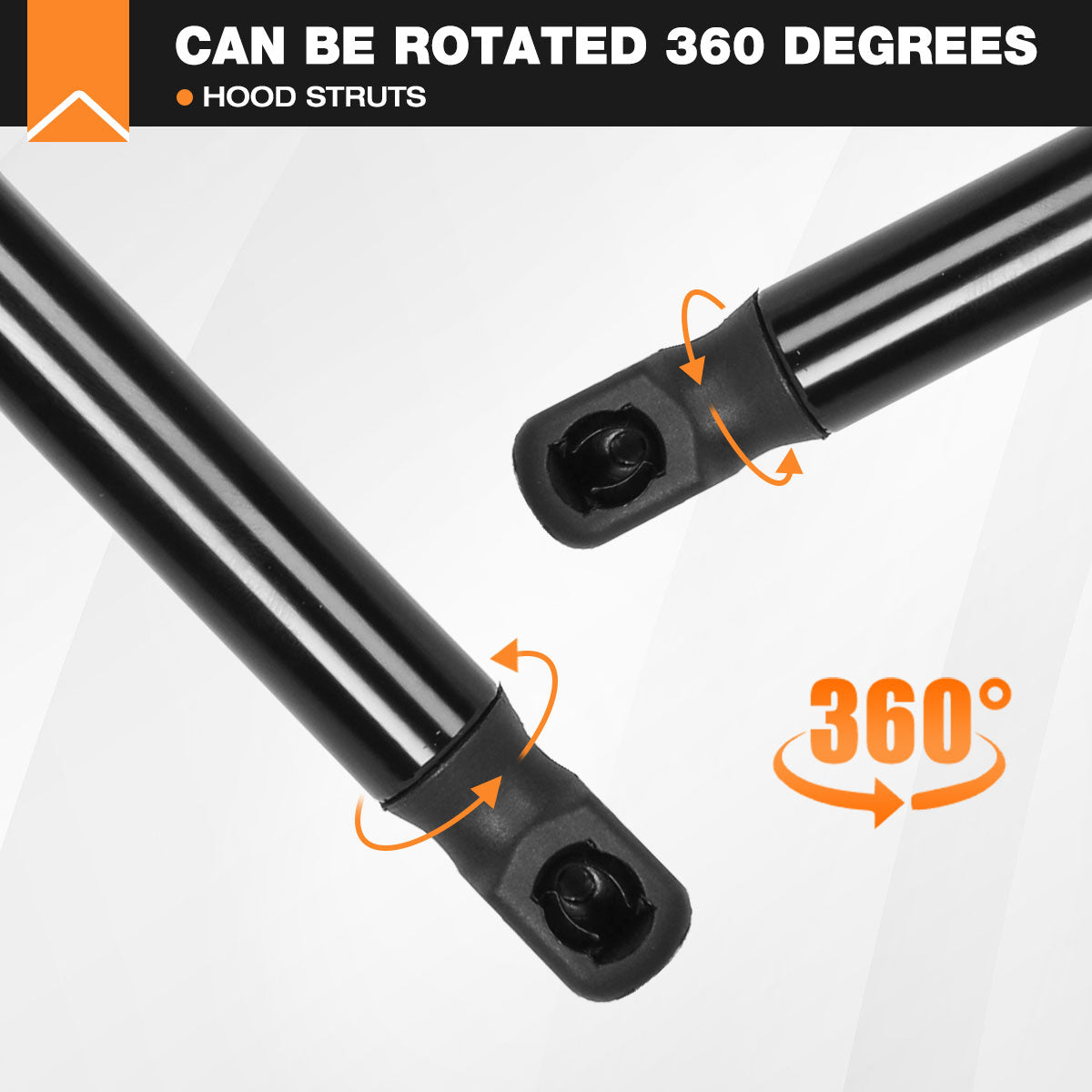 Hydraulic Hood Lift Supports for 2017-2022 Nissan Titan & PRO-4X, Platinum, S, SV, SL
