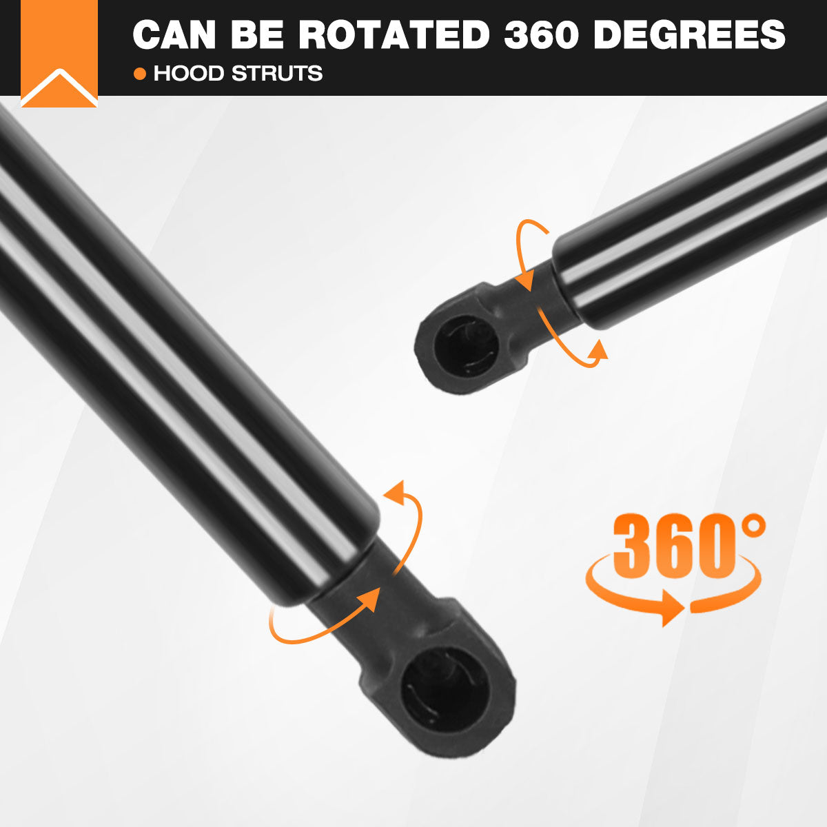 Hydraulic Hood Lift Supports for 2007-2013 Toyota Tundra & 2008-2017 Sequoia