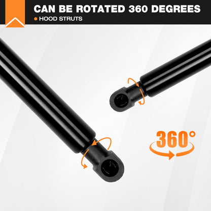 Hydraulic Hood Lift Supports for 2024-2026 Ford Ranger