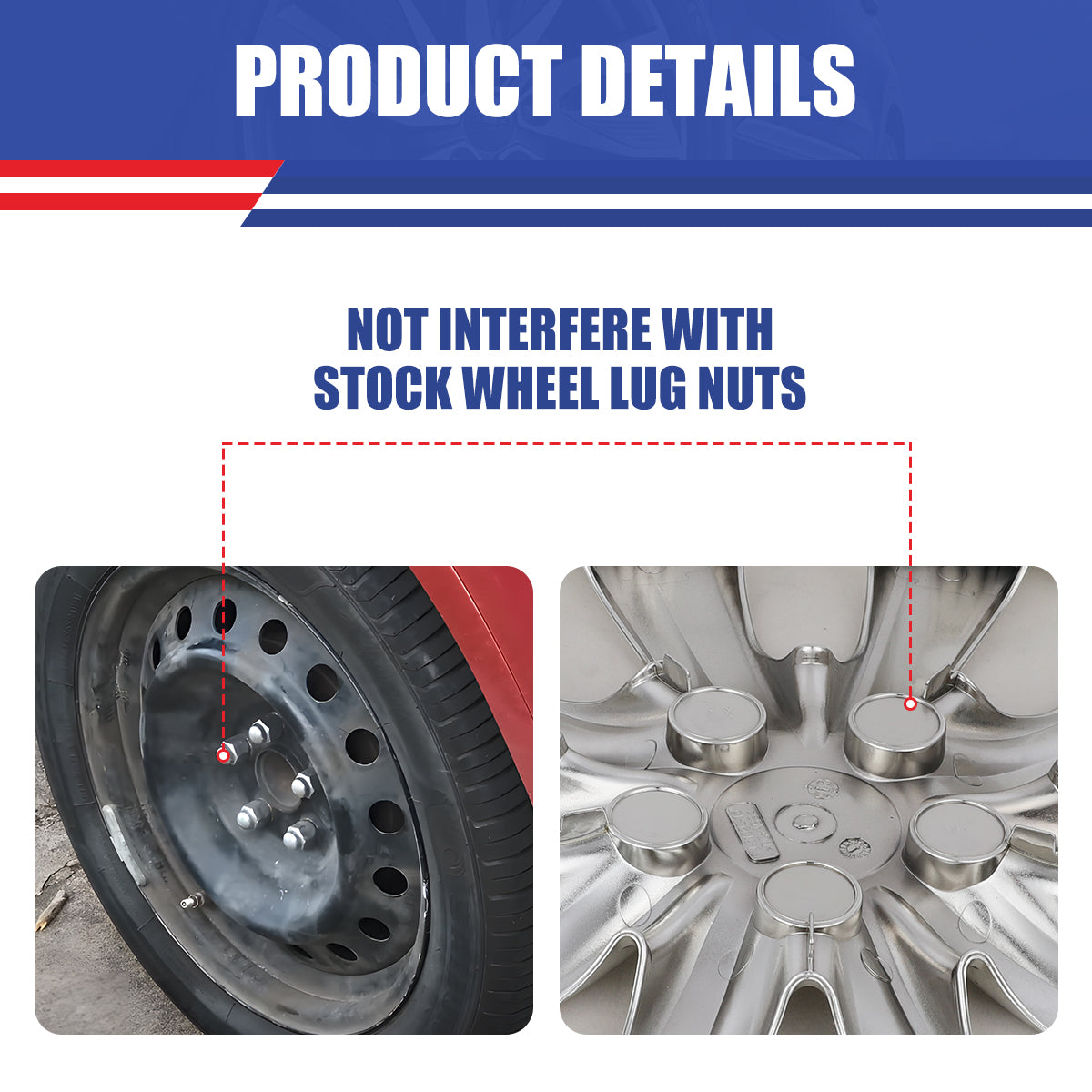 WINJET 16' Hubcaps Wheel Rims Cover for 2009-2026 TOYOTA COROLLA/2009-2014 TOYOTA MATRIX - Chrome (With Decorative Screws)