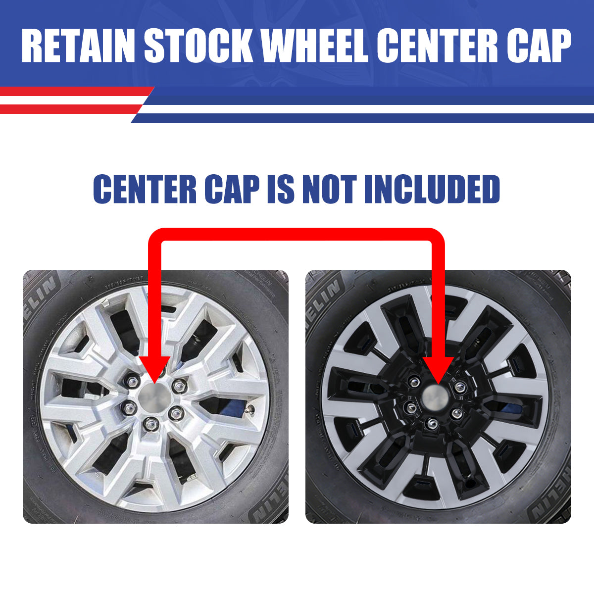 WINJET 17' Alloy Wheel Skin for 2022-2025 Nissan Frontier - Silver & Black