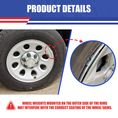 WINJET 17' Hubcaps Wheel Rims Cover for 2005-2014 Chevy Silverado/Express Van/Suburban/Tahoe, 2005-2013 GMC Sierra & 2007-2013 Avalanche - Black Lacquer