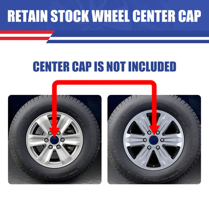WINJET 17' Alloy Wheel Skin for 2015-2020 Ford F-150 - Silver & Black